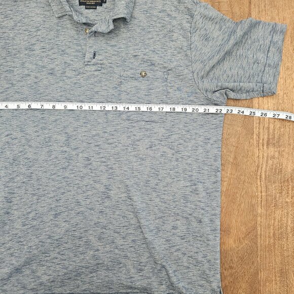 Pendleton Polo Mens M Blue Cotton Short Sleeve Casual Fishing Hiking Outdoors - Picture 2 of 5